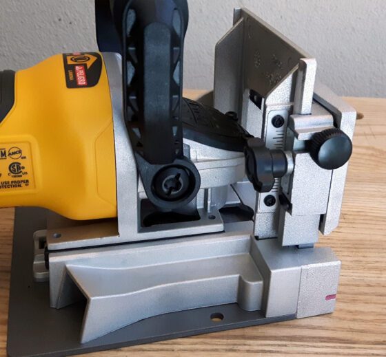 DEWALT DCW682B brushless cordless biscuit joiner - Canadian Woodworking