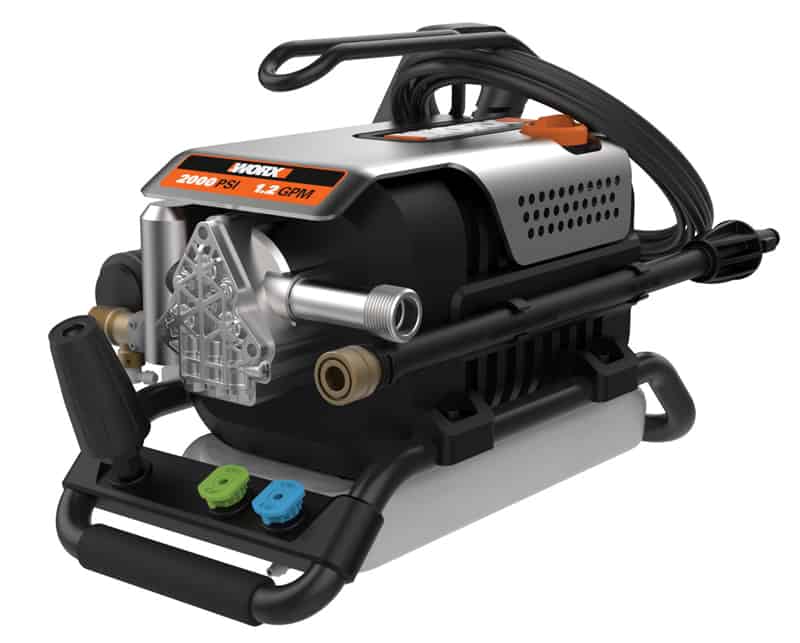 New WORX 13 amp, 1800 psi electric pressure washer