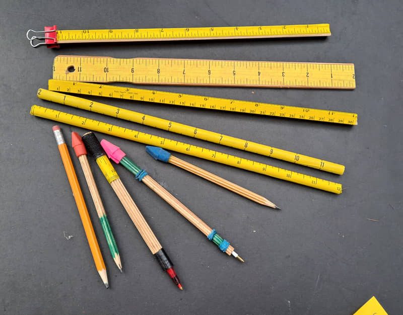 Pencils and Rulers