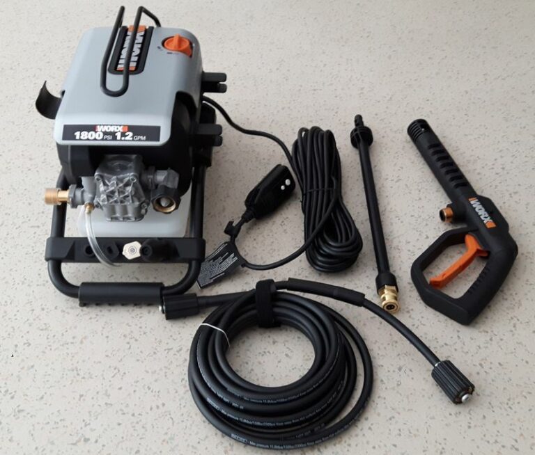 Worx 1800 PSI pressure washer Canadian Woodworking
