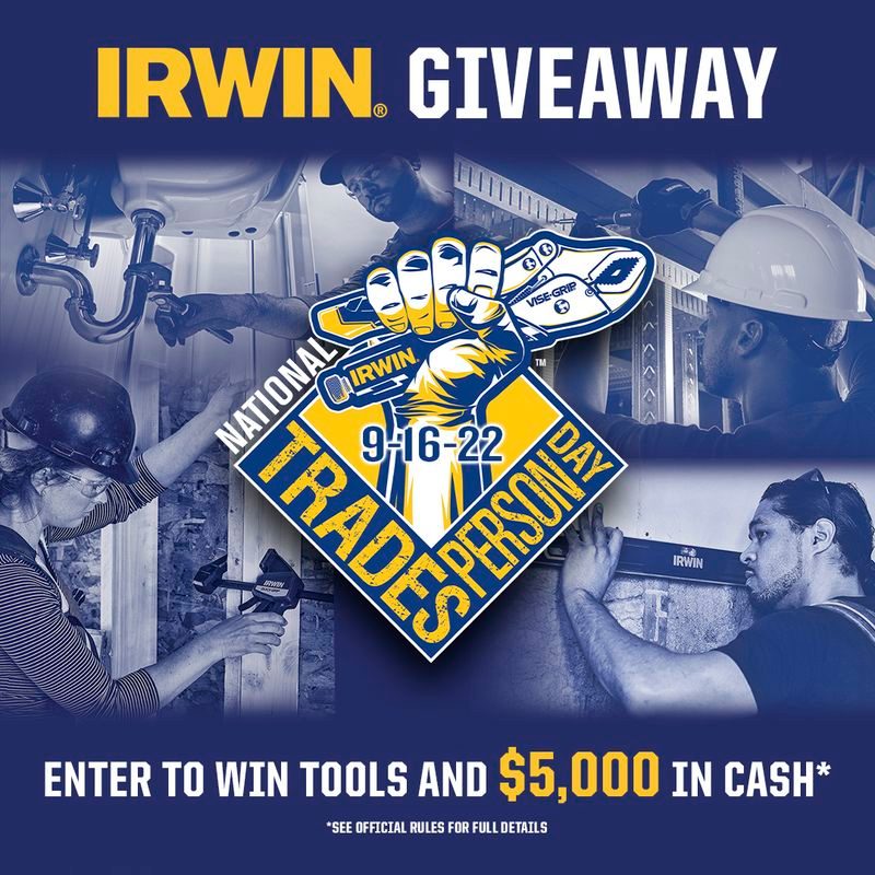 Irwin tradesperson contest