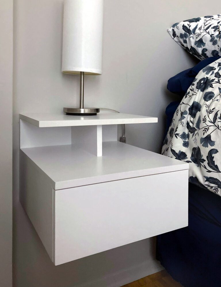 Build a hanging bedside table Canadian Woodworking