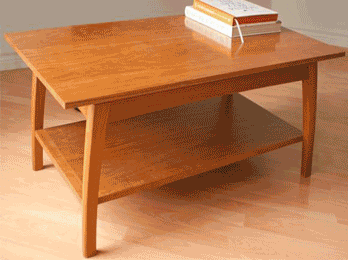 Build a mid-century coffee table