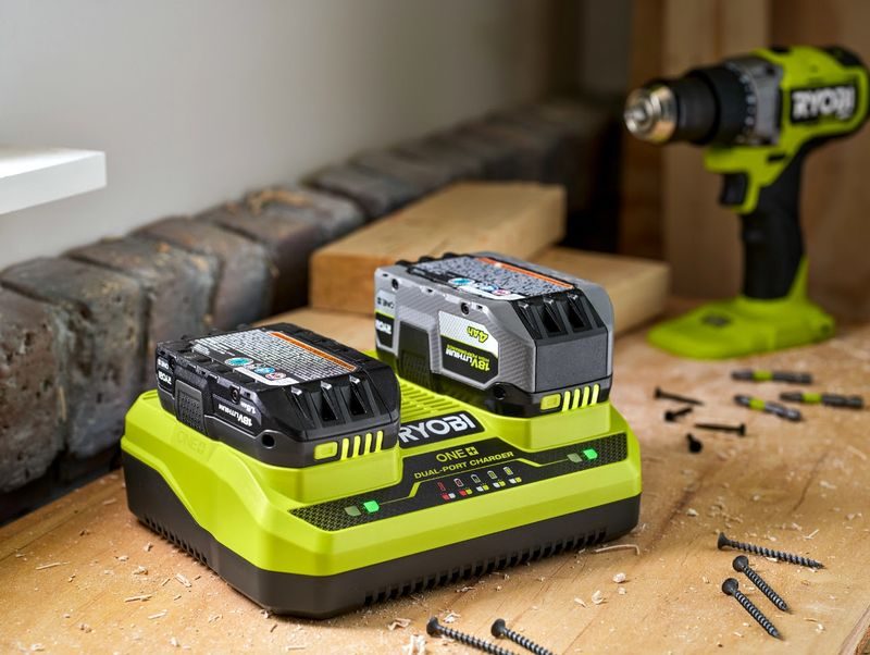 >RYOBI introduces new 18V ONE+™ fast chargers