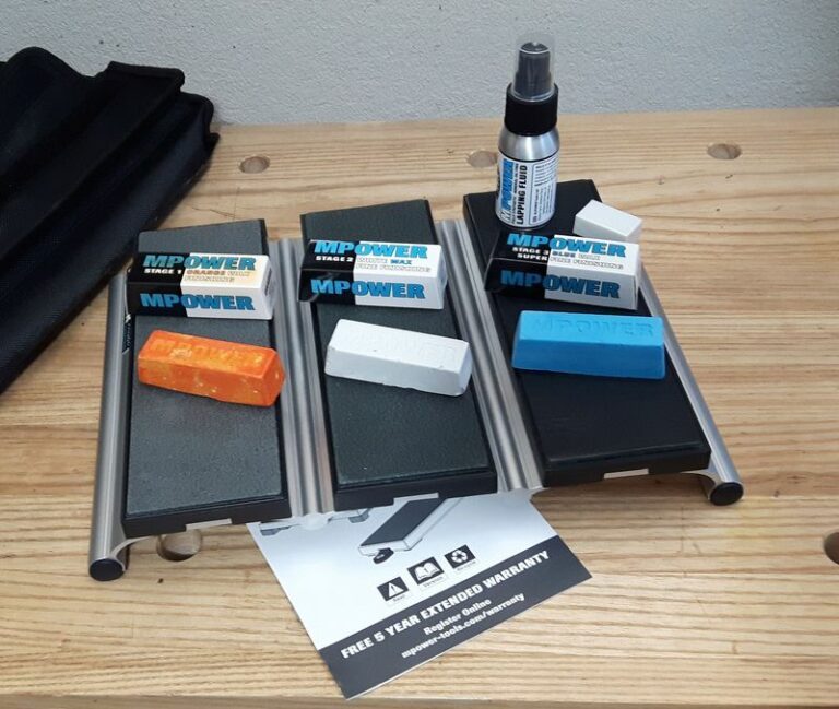 MPOWER SBS triple diamond stone sharpening station Canadian Woodworking