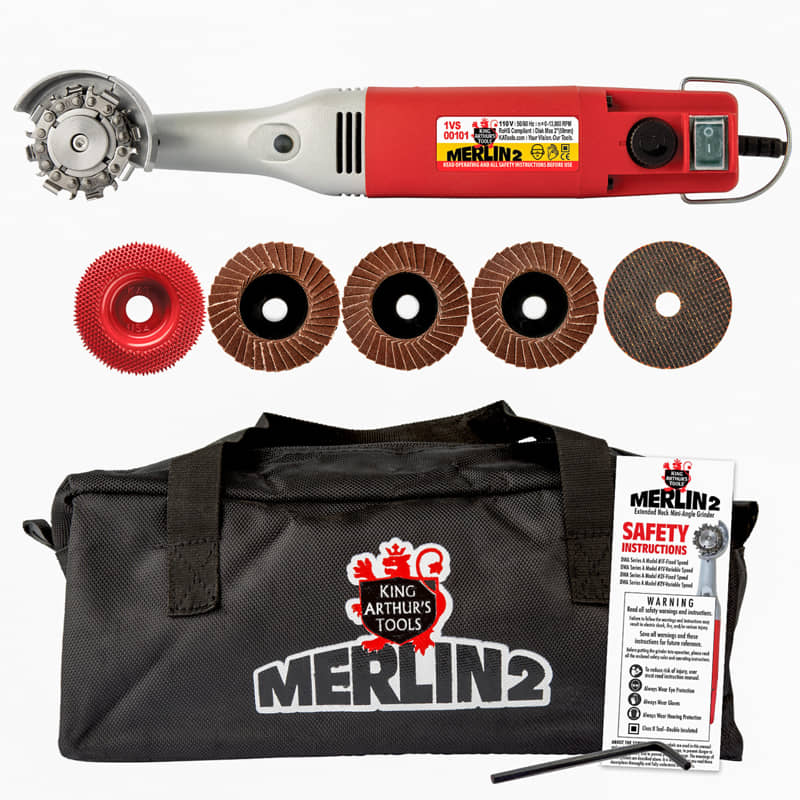 >Be a Carving Wizard with the Merlin 2 angle grinder