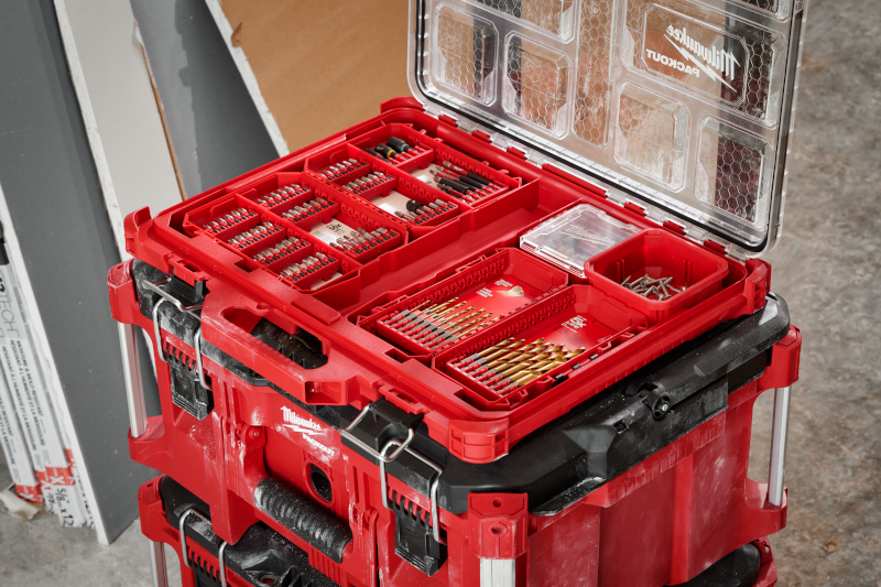 Milwaukee Tool delivers new customizable accessory storage solutions with their drilling and driving cases