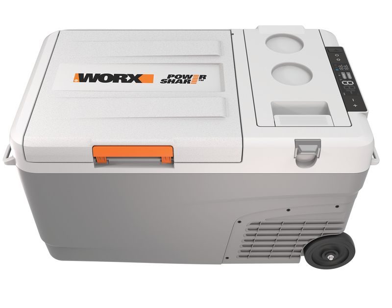 >New WORX 20-volt battery and electric powered cooler
