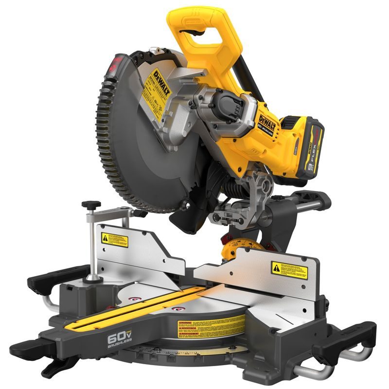>DEWALT’s new Cut, Capture and Charge 12″ Cordless Miter Saw