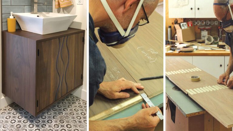 Build a floating vanity