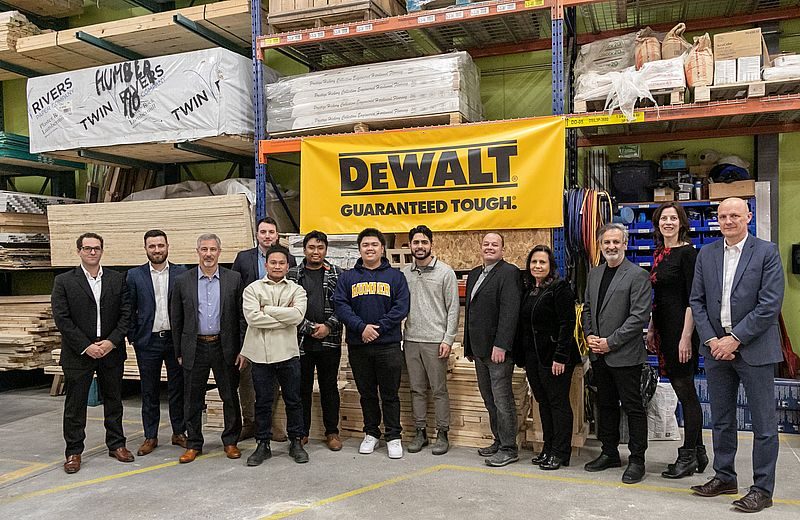 DEWALT and Humber College provide access to skilled trades training