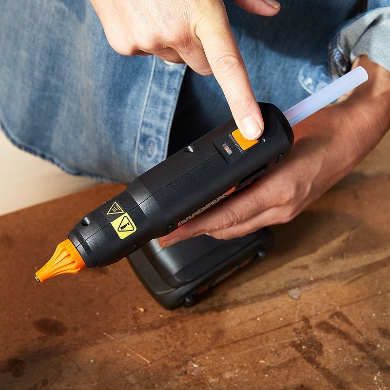Cordless hot glue gun for home repairs, crafts and more