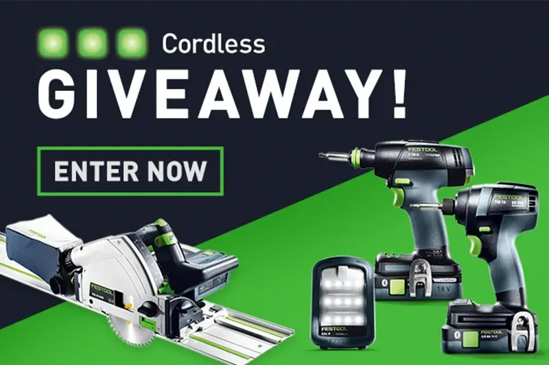 >Are you ready for one of Festool’s biggest giveaways?
