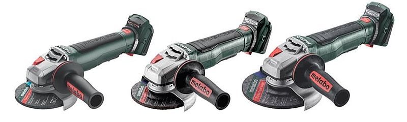 Metabo introduces the W11 series 18V angle grinders