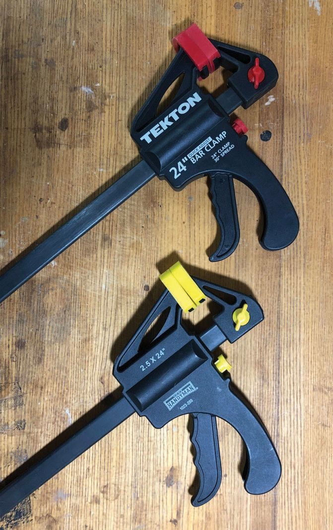 Tekton bar outlet clamp