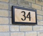 House number plaque