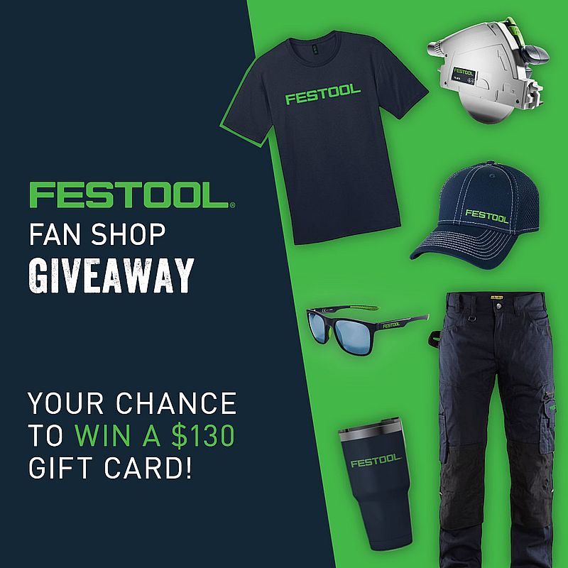 >Festool launches fan shop giveaway 