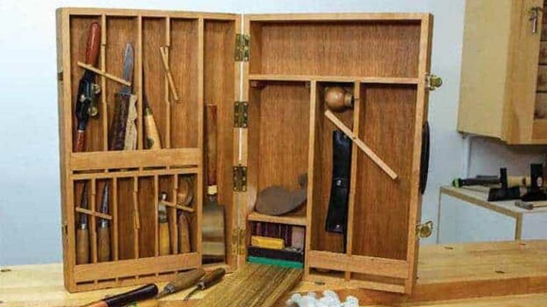 A spoon carver’s toolbox