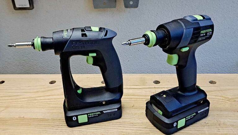 Festool CXS 18 and TXS 18 cordless drill-drivers