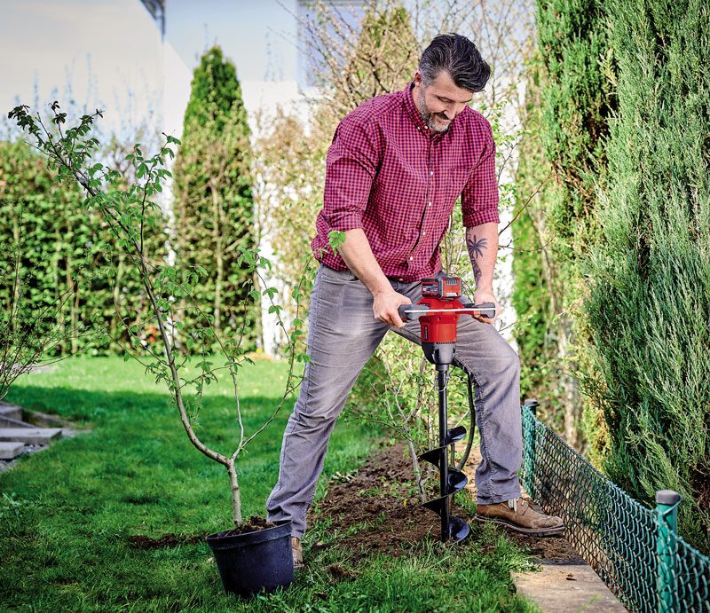 >The easiest way to dig holes for posts and plants