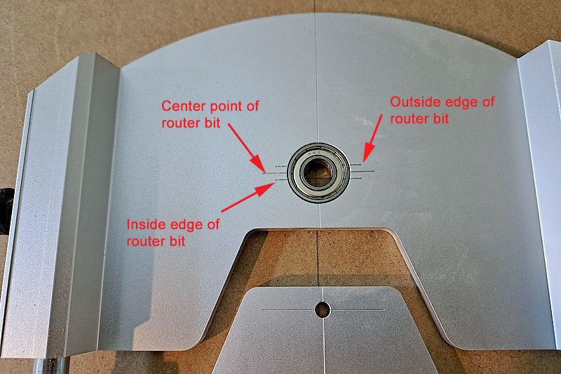 Router bit online for cutting circles