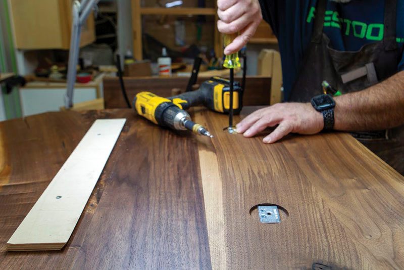 Make a space-saving live edge coat & hat rack