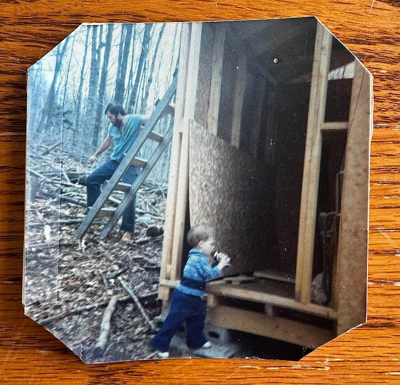 Old woodworking photos are rare