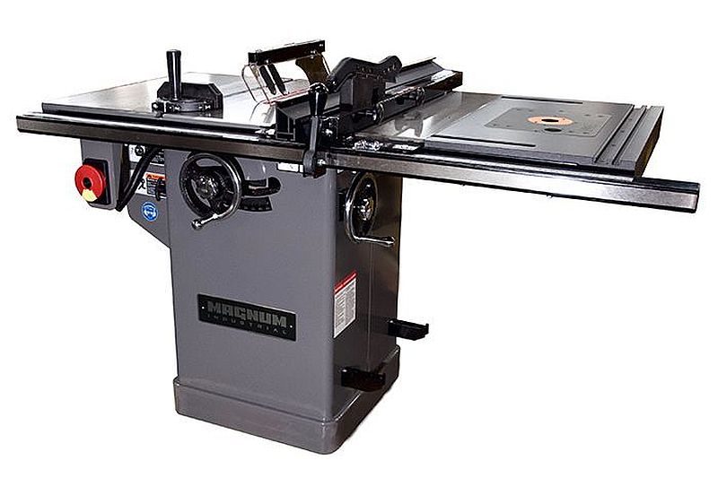 The Magnum Industrial MI51180 1.75 HP Table Saw Canadian Woodworking