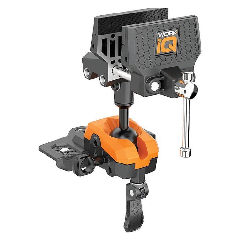 Work IQ Vise – the ultimate articulating and rotating woodworker’s vise