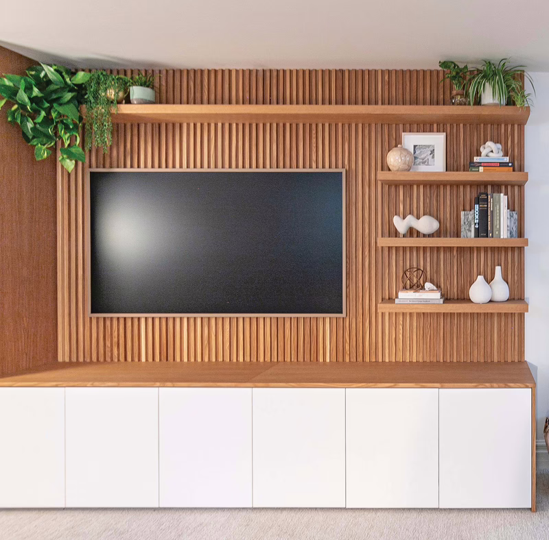 wood wall panelling