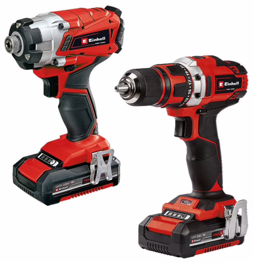 Einhell drill driver impact kit 4257245