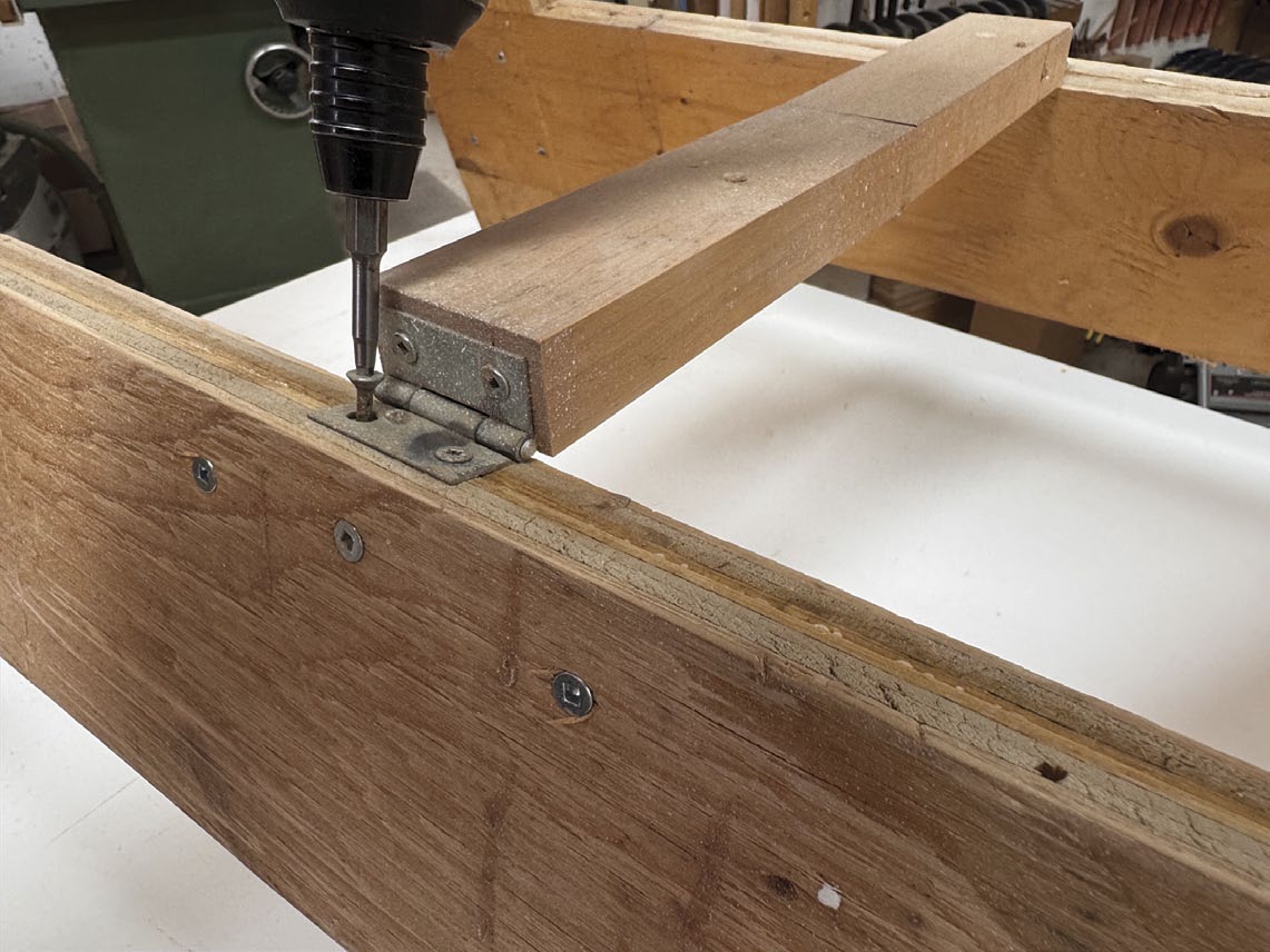 Secure the Wooden Hinge