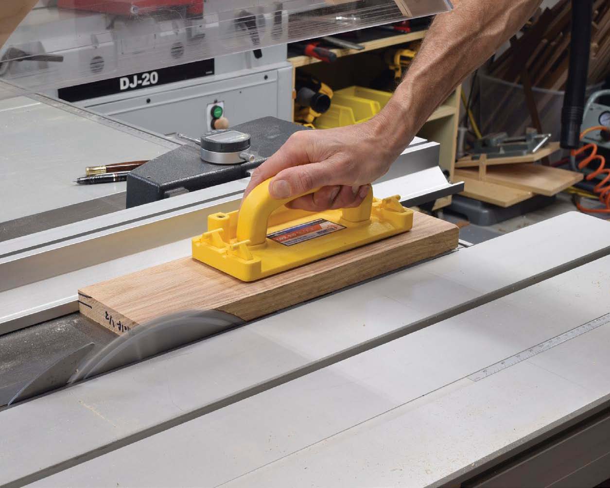 Rip Wider Parts at the Table Saw