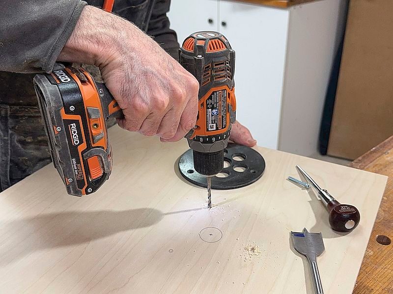 Drill for the Bolts