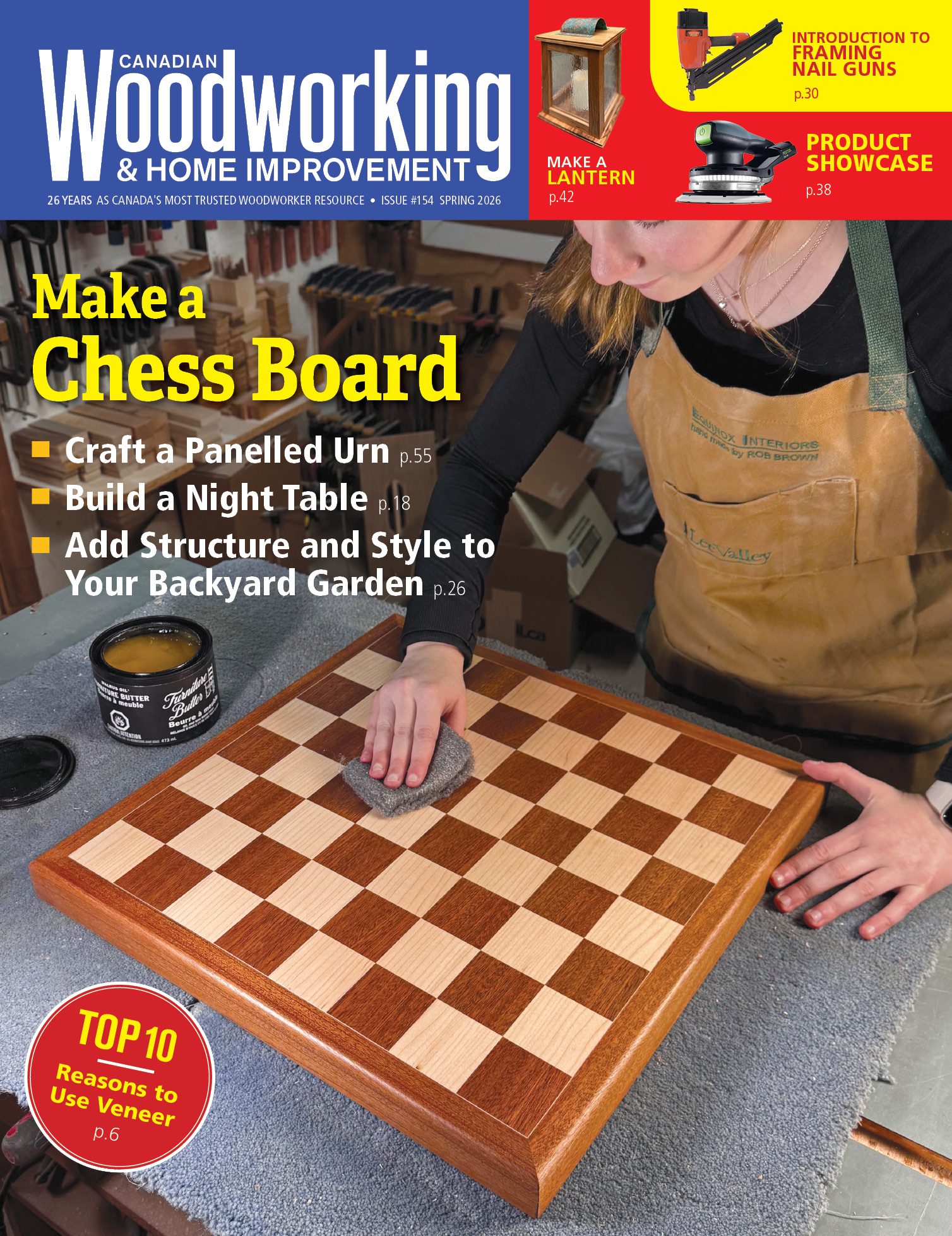 Canadian Woodworking issue 154 spring 2026