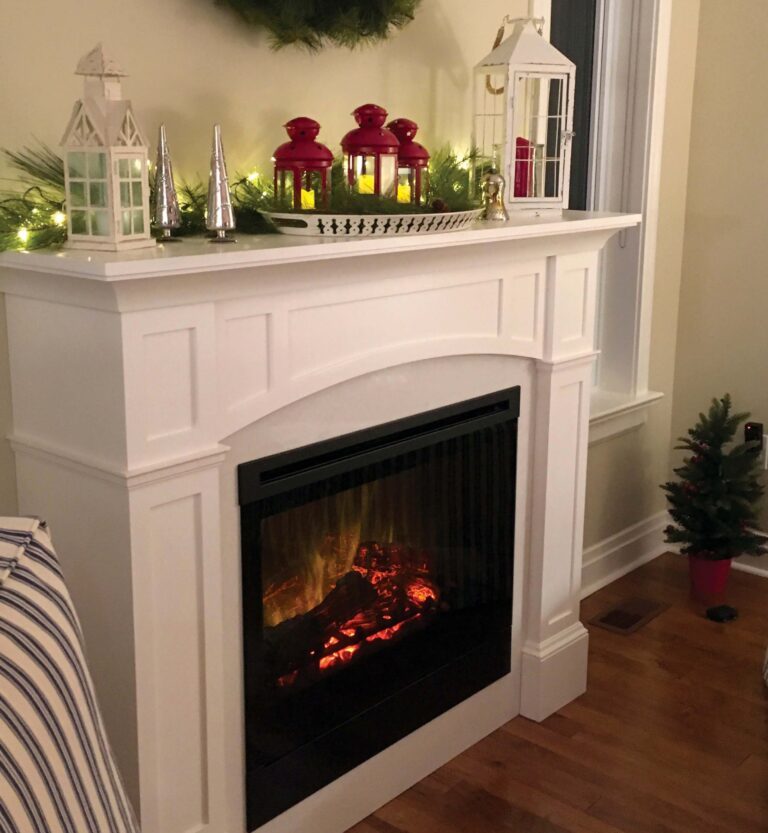 Customize a fireplace surround