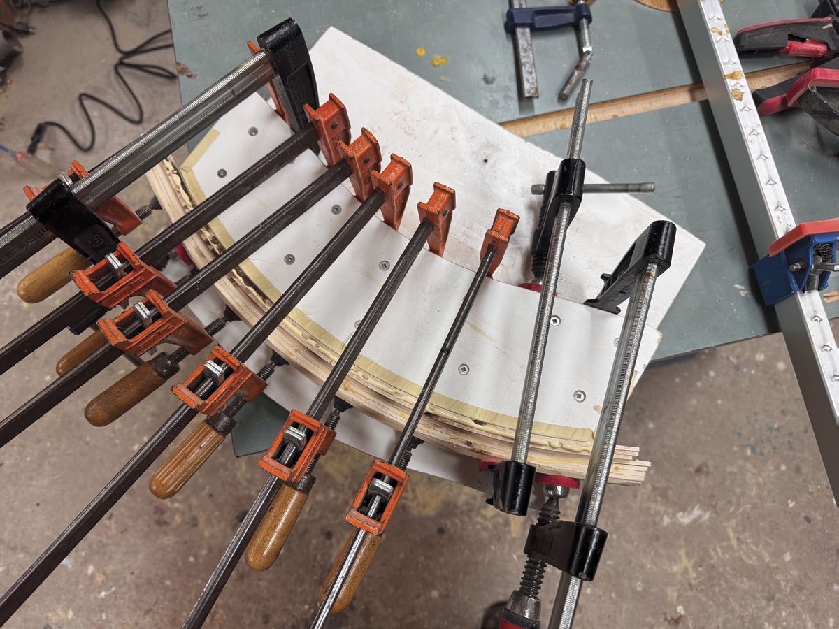 Bent Lamination Form