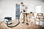 Festool track saw and dust extractor