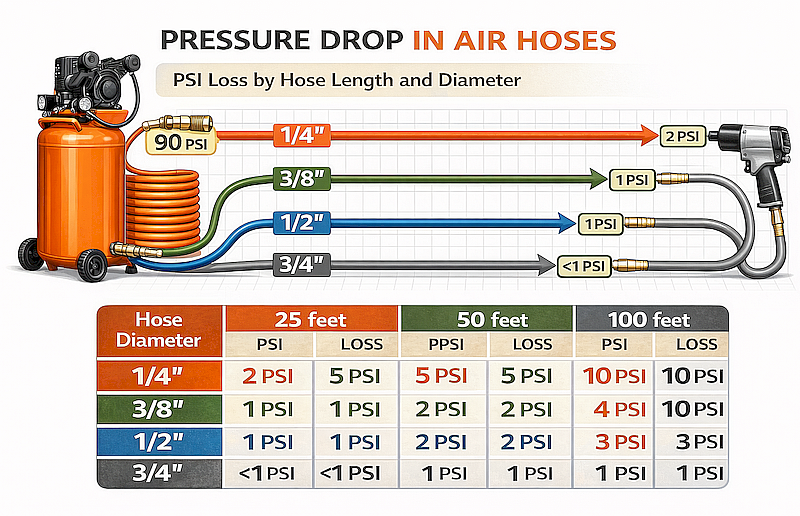 pressure drop chart