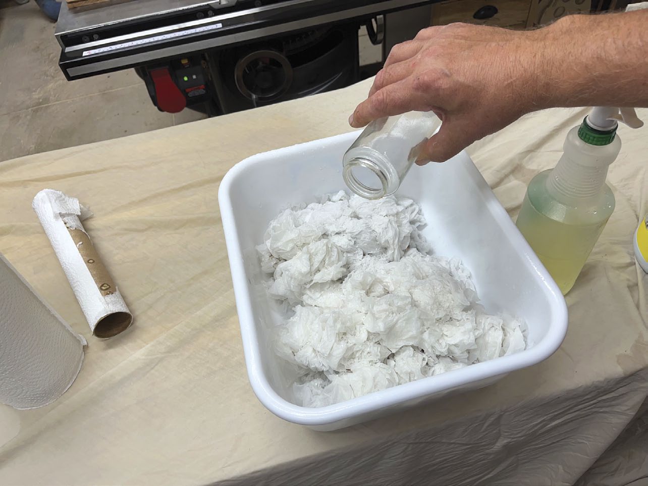wood and copper lantern