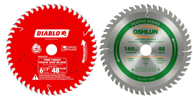 Festool aftermarket accessories: track saw blades