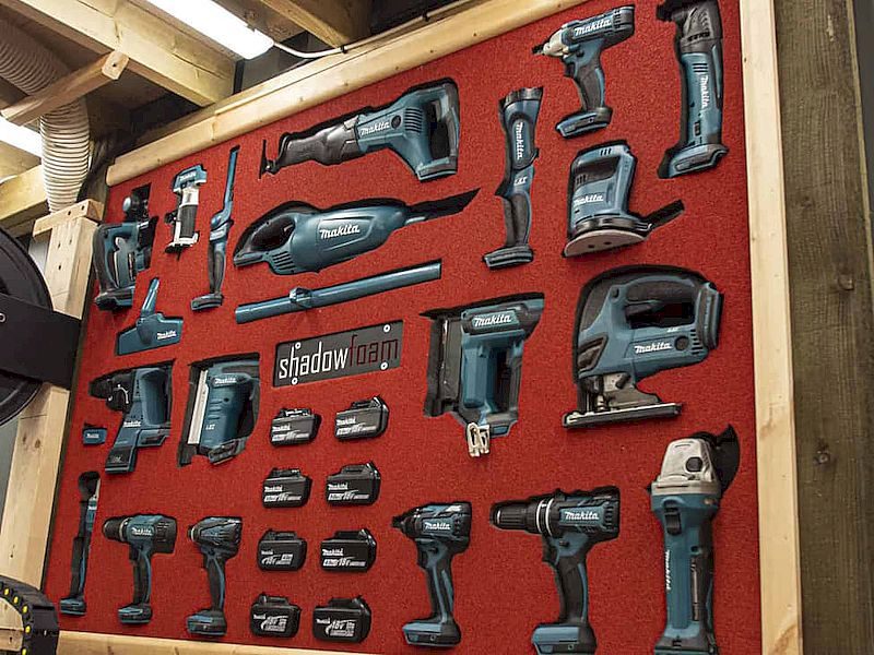 Professional woodworking tools setup in Canadian workshop