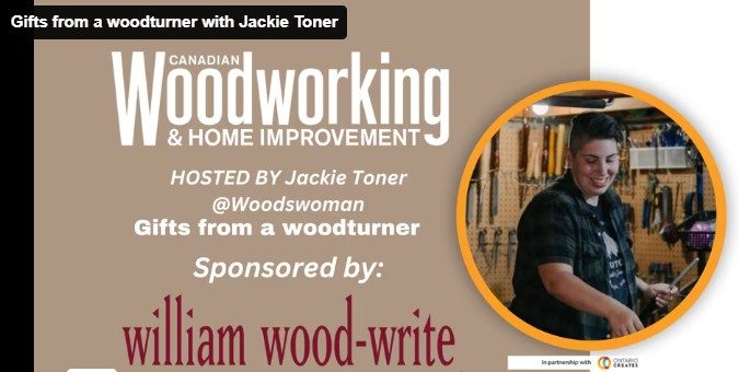 Gifts from a woodturner (webinar video)